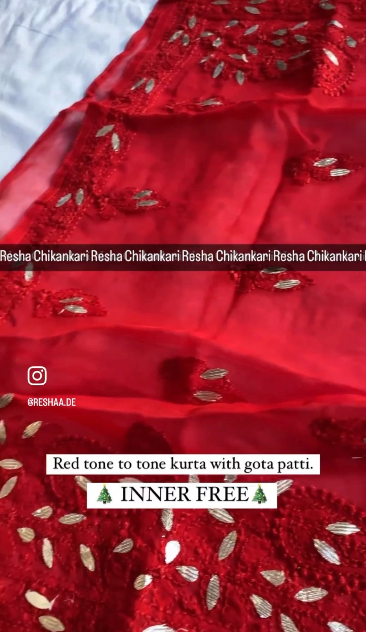 Laal rang Kurta