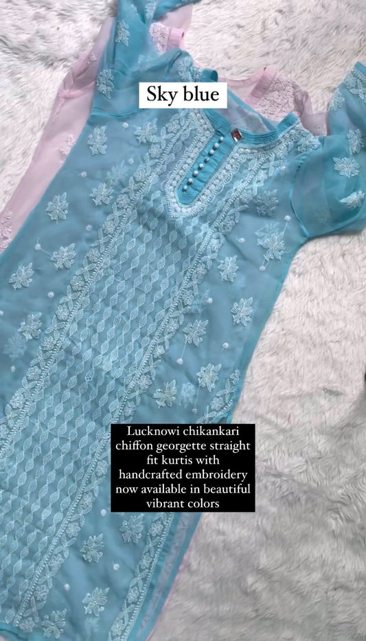 Nusrat Chikankari Kurta